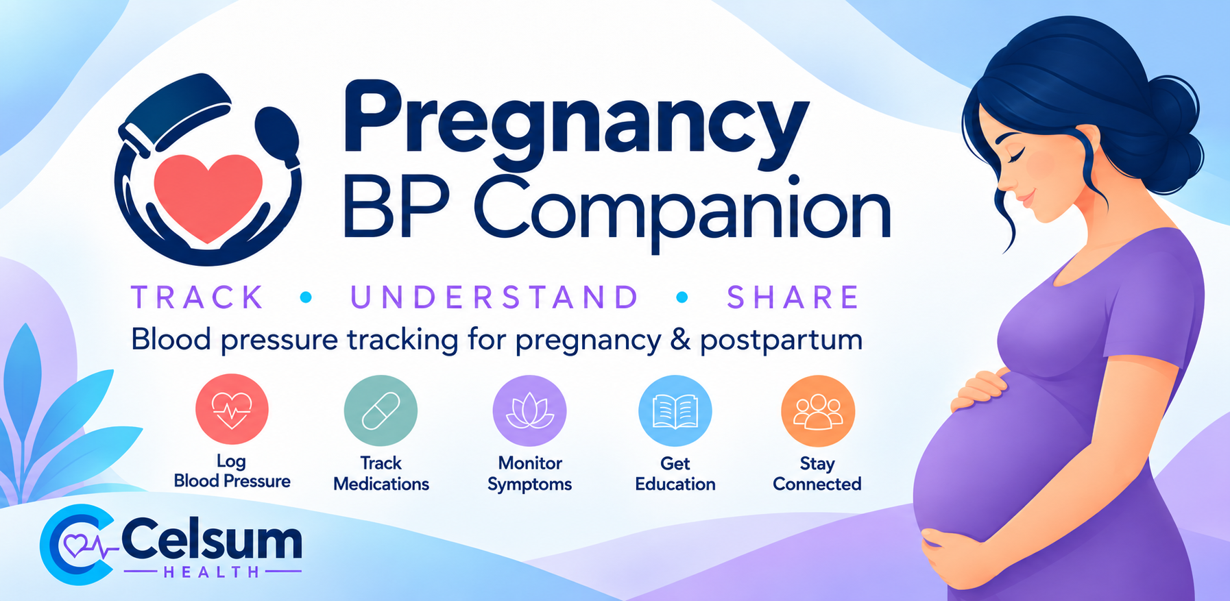 Pregnancy BP Companion feature overview